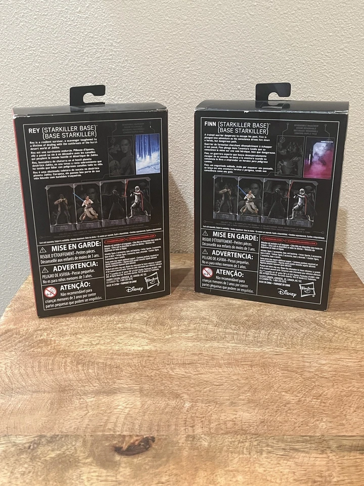 Star Wars The Black Series Titanium Series Rey and Finn Starkiller Base Nuevo Foto 2 de 4