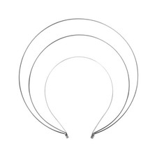 Silver Goddess Headpiece - Multi-layer Hair Crown with Metal Base, DIY Hair H...