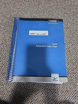 2010 AKZO NOBEL Automotive Paint Color Chip Book Catalog