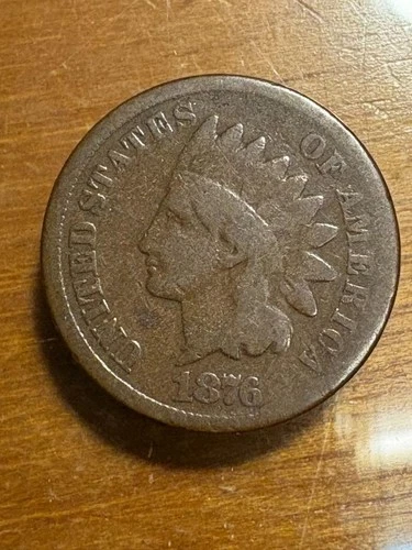 1876 Indian Head Cent Good Condition SKU#37987