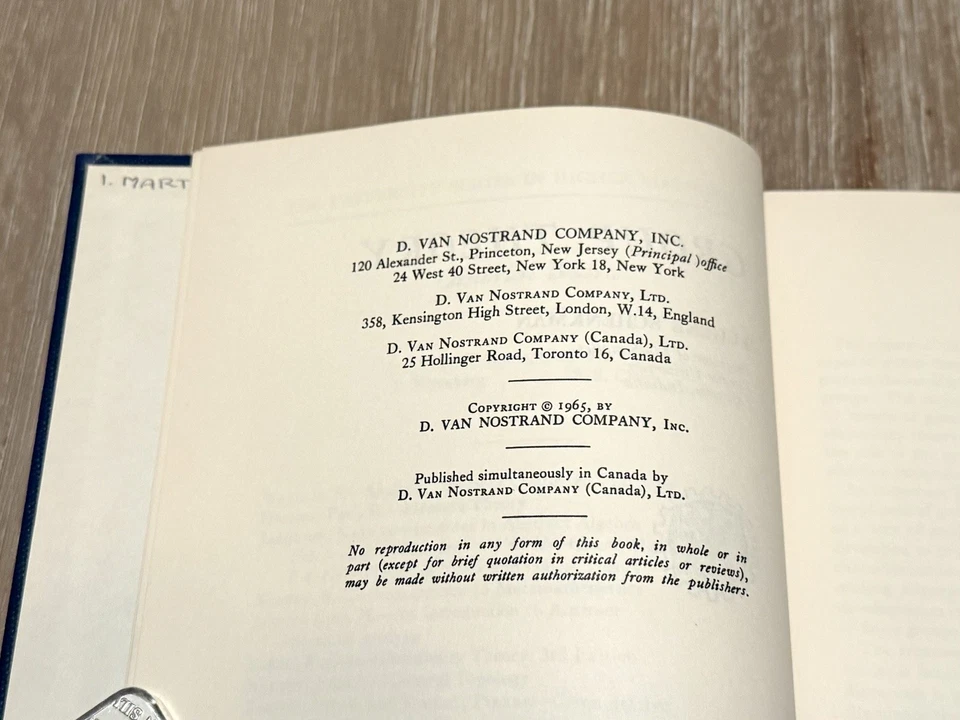 Group Theory by Eugene Schenkman 1965 HC/DJ - Image 4 of 4
