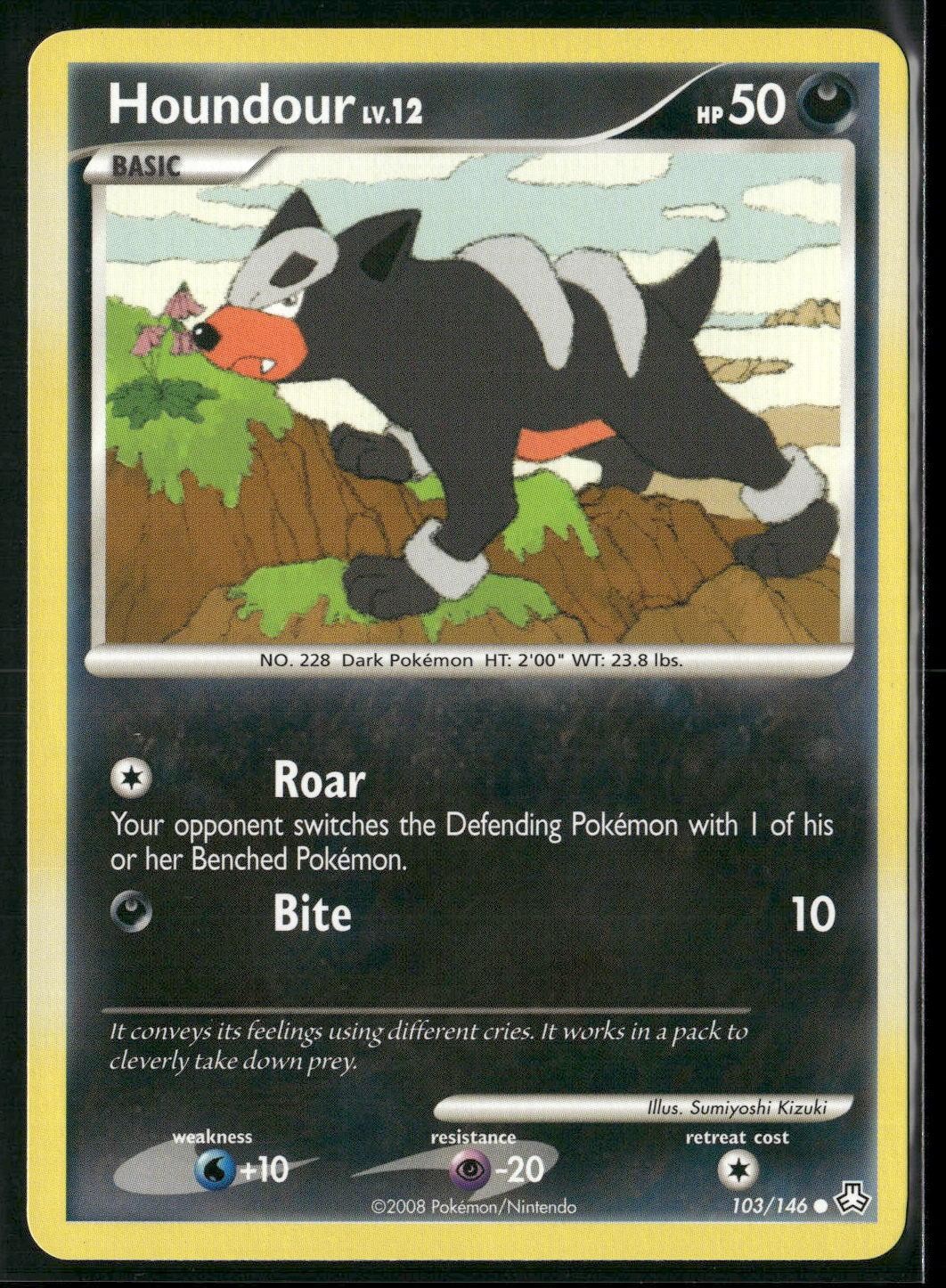 Houndour 103/146 Common Legends Awakened Pokemon Lightly Played