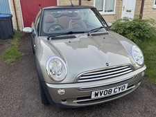 Mini Cooper Convertible Sidewalk 2008 1.6 Silver 5dr Soft Top Petrol Manual