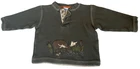 2007 GYMBOREE Moose Lodge Duck Pond Lake Embroidered Appliqué Henley Tee 18-24M