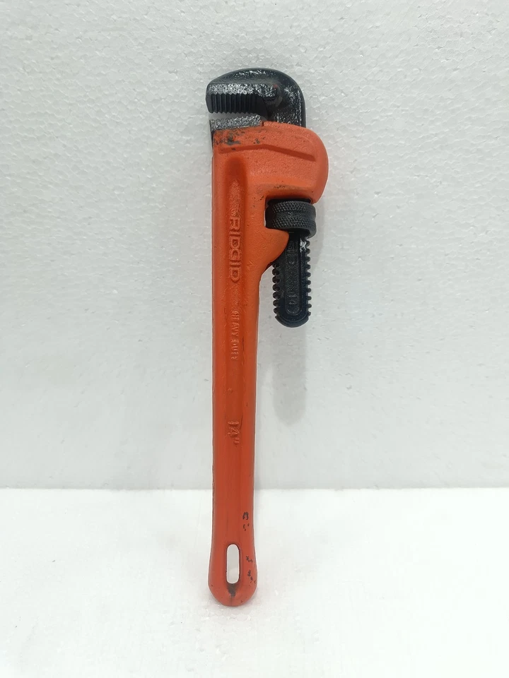 RIDGID 31020 MODEL 14 HEAVY DUTY STRAIGHT PIPE WRENCH – MADE IN USA FAST SHIP - Image 2 of 4