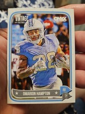 2025 Onyx Vintage Football Omarion Hampton OVOMHA