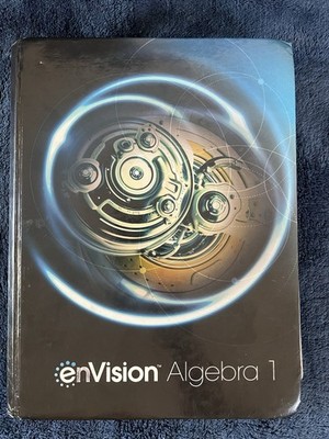 Pearson Envision Algebra 1 Hardcover Student Edition 2018 Math Textbook