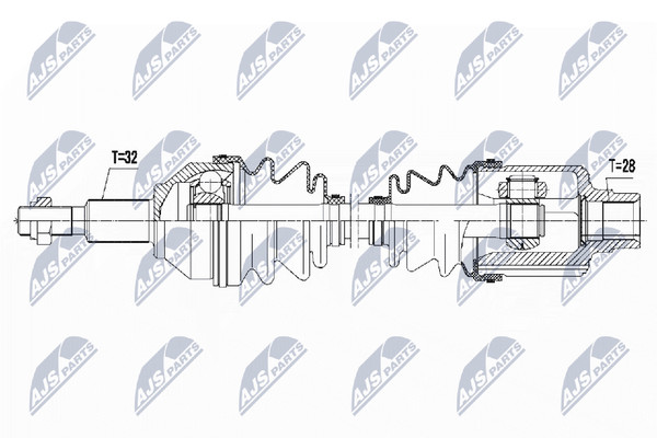 Antriebswelle Nty NPW-CH-036 FüR Fiat Freemont Jtd 4X4 Dodge Journey Crd-image