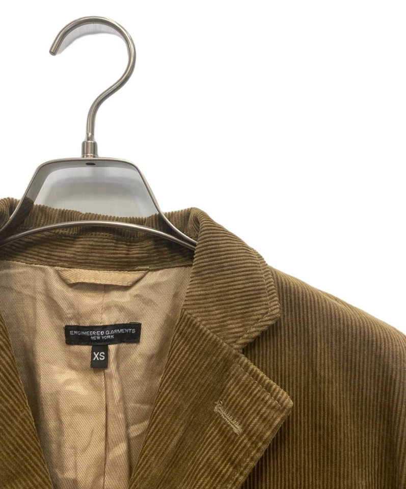 Engineered Garments Mens Corduroy Jacket Brown XS Made in USA - Image 3 of 4