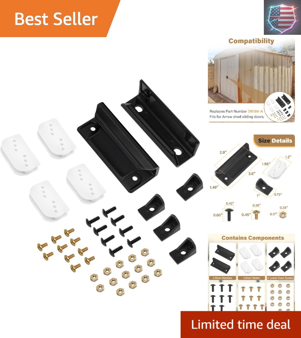 Door Full Kit Door Tune-up Kit Replacements Parts For Arrow Shed Sliding...