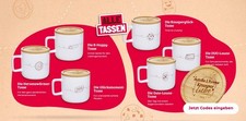 3 Nutella Kinder Code Knusperliebe für je eine Lieblingstasse