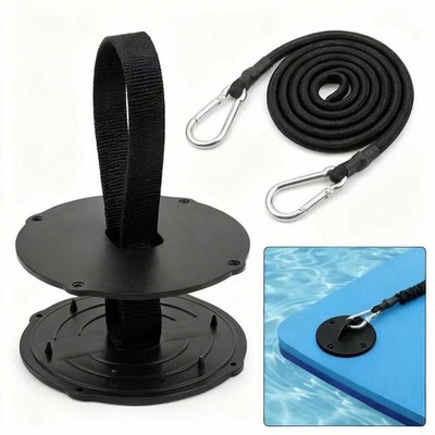 Floating Water Mat Tether Kit, Lily Pad Anchor System with 118 Inch Heavy-Dut...