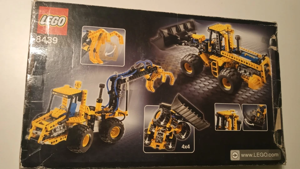 LEGO Technic 8439 Radlader Bagger Pneumatik komplett - TOP - Bild 2 von 4