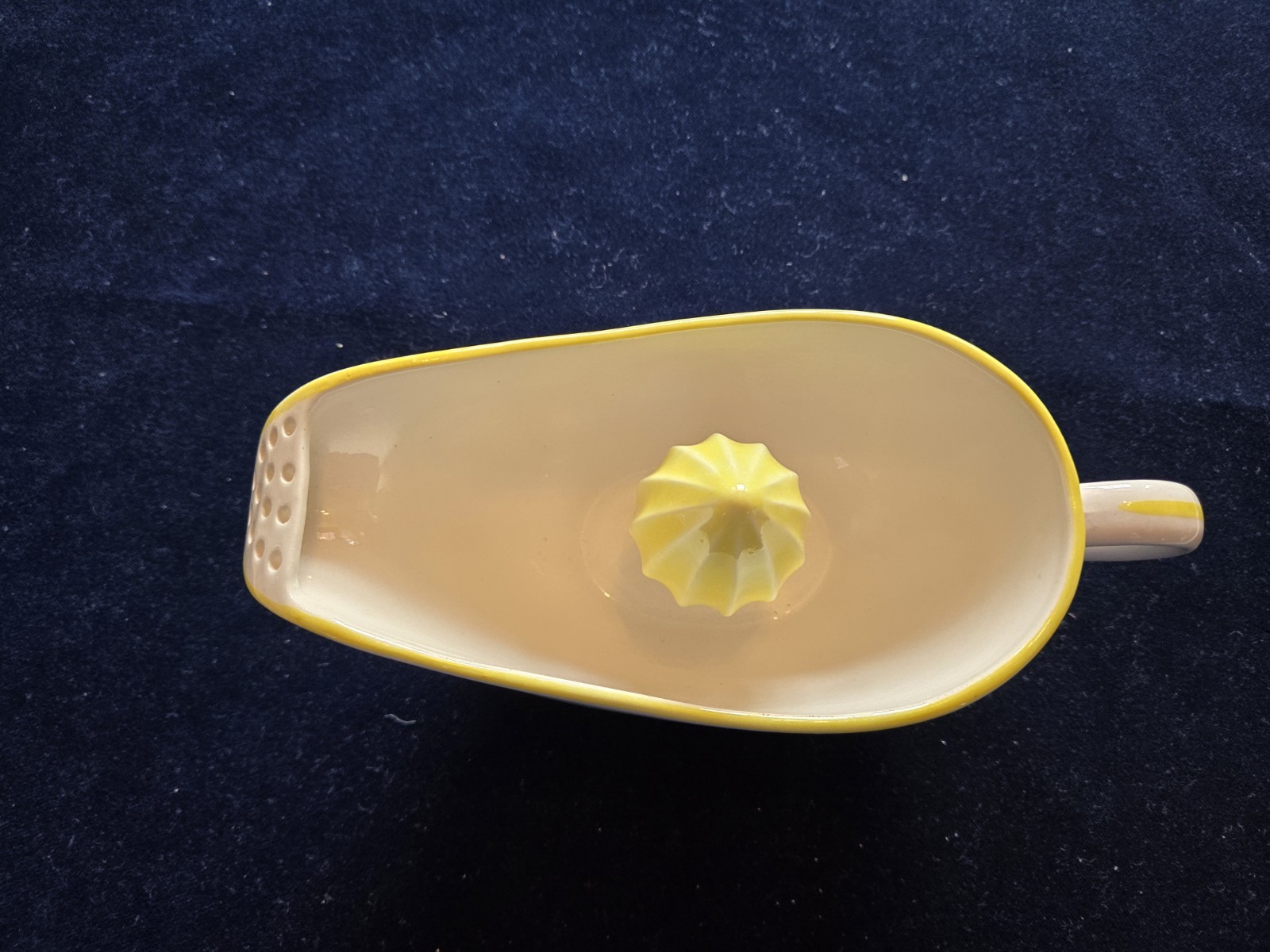 Vintage Citrus Juicer With Handle Bowl Squeezer And Strainer Made In Portugal