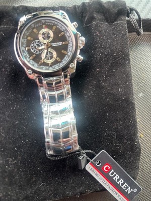 43MM CURREN Quartz Men's Watch Luxury Stainless 30M Waterproof Luminous Gift NEW