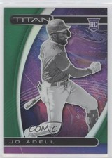 2021 Panini Chronicles Titan Green Prizm 49/75 Jo Adell #14 2t9
