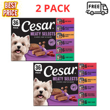 Cesar Classics Adult Wet Dog Food - Loaf, 36 Count Pack of 2 