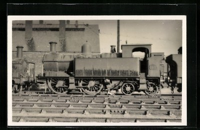 Photo Postcard Locomotive with Identification 23 Standing on a Siding 