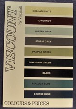 1967 Vauxhall Viscount Colors +Prices Brochure Sheet Nice Original 67