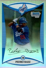 2008 Bowman Chrome Prospects Refractors #BCP219 Pedro Baez /500 - BB