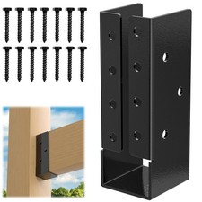 12-Pack 2x6 Joist Hangers Concealed-Flange Steel Mounts with Screws for Deck ...