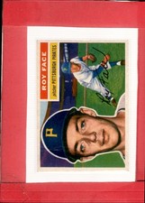 1956 Topps #13A Roy Face VG+ Very Good Plus Pirates Grey Backs ID:74307