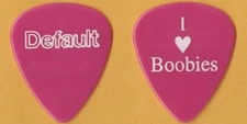 Default 2004 I Love Boobies concert tour Dallas Smith NO Dunlop logo Guitar Pick