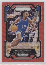 2024-25 Panini Prizm Draft Picks Red Wave Prizm Antonio Reeves #100 rw9