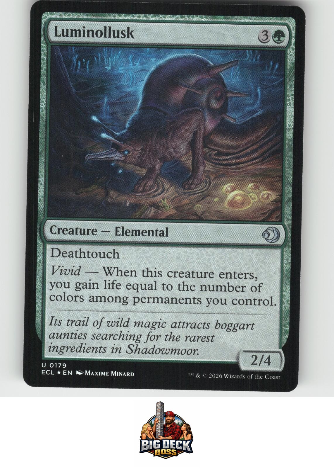 Luminollusk Lorwyn Eclipsed Uncommon 179 Foil MTG Near Mint