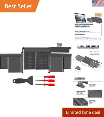 A1502 Battery Replacement - 74.9Wh Lithium Ion for MacBook Pro Models 2013-2015