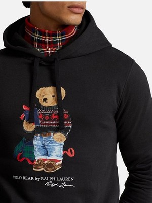 Polo Ralph Lauren Sweatshirt Hoodie Bear L