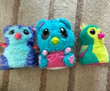 Lot Of 3 Hatchimals Hatched Interactive Pet's All WORKING