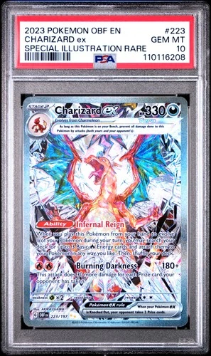 2023 Pokemon Obsidian Flames Charizard Ex #223 GEM MT PSA 10 Special Illus Rare