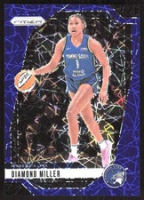 7052K 2024 Panini Prizm WNBA #63 Diamond Miller Blue Velocity Prizms