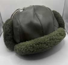 1960 s Vintage Trooper winter cap with vinyl outer shell and quilted lining.