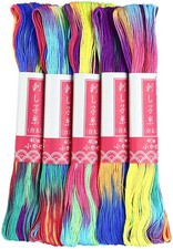 Sashiko Thread 40m Color 101 Daruma Cotton Embroidery Sewing 5 PCS