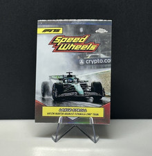 2025 Topps Chrome F1 Lance Stroll 1975 Speed Wheels #75-AM Aston Martin