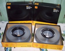 Lot of 4 Vintage Kodak Carousel Transvue 80 Slide Trays 80 2x2 Slides