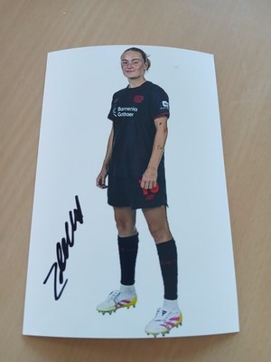 Signiertes Foto Sofie Zdebel Bayer Leverkusen Frauen NEU (2)