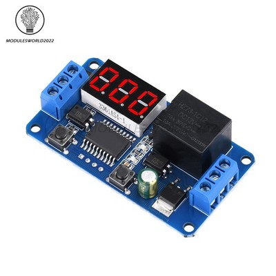 DC 12V LED Display Digital Delay Timer Control Switch Module PLC Automation