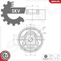 Esen SKV 75SKV305 Lagerung FüR Motor Motorlager Lagerung Motor