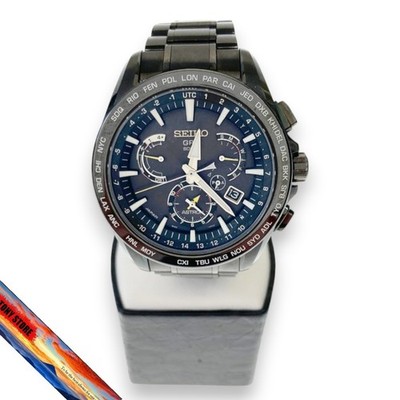 Seiko Astron GPS Solar Herrenuhr 8X530AD02 Schwarz Kratzer