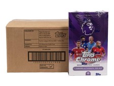 2025/26 TOPPS CHROME PREMIER LEAGUE EPL SOCCER HOBBY 12-BOX CASE