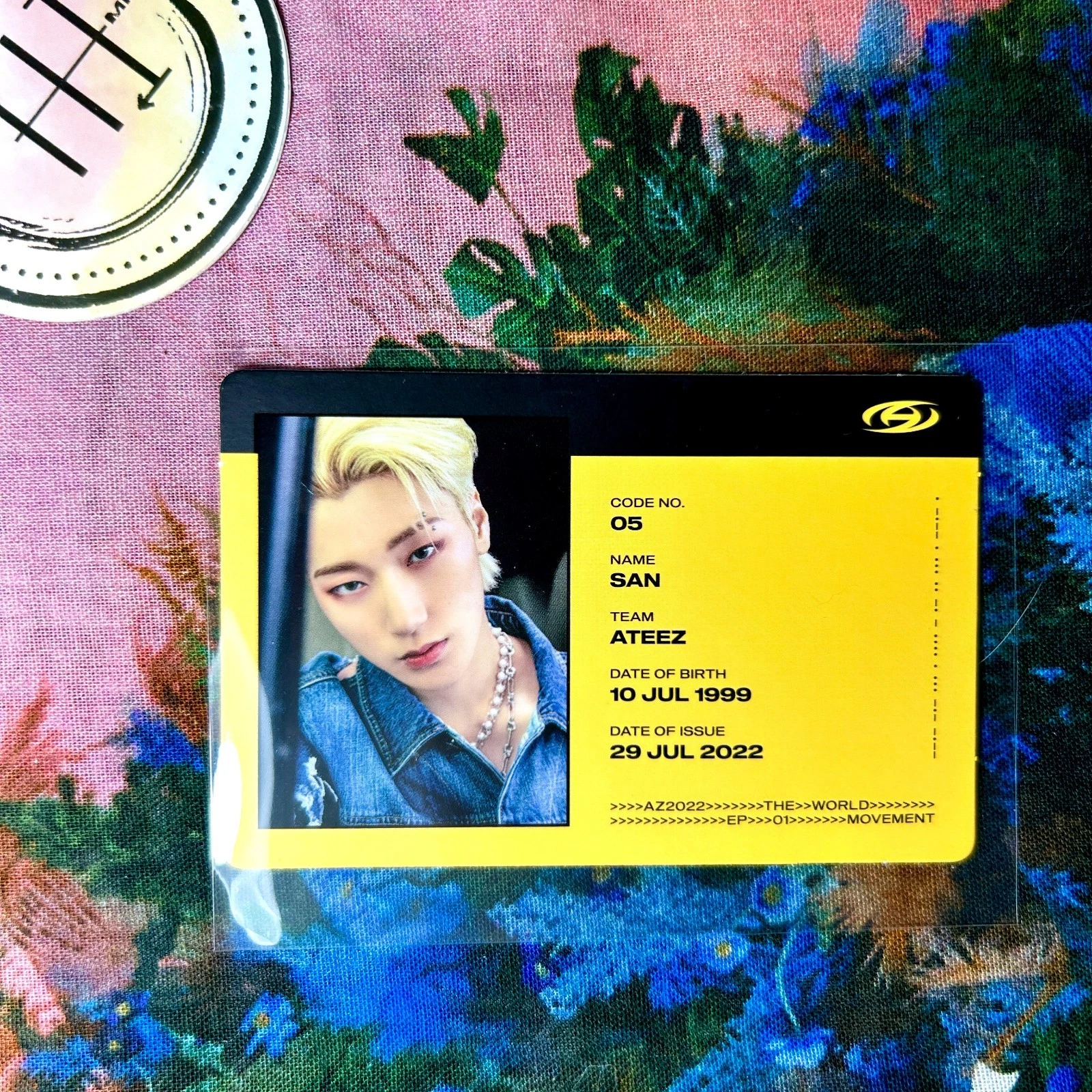 San - THE WORLD EP.1 : MOVEMENT Album PC photocard photocard