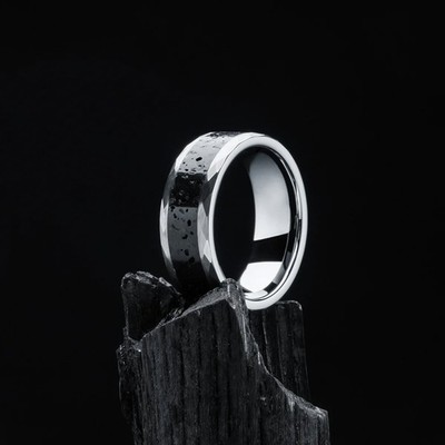 HOLZKERN Schmuck Herren-Ring Sumo Lava/Wolfram sumo-lava-wolfram