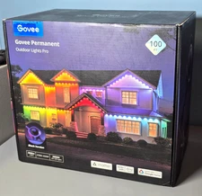 Govee Permanent Outdoor Lights Pro 100ft - Brand New H706A111 / Black -Sealed