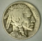 1919 S Buffalo Nickel 5c US Coin Good Circulated Condition Copper Nickel