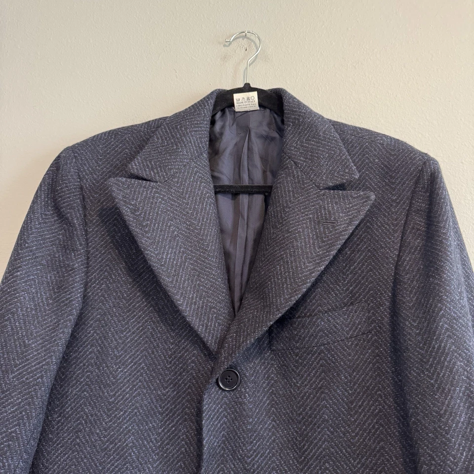 Kiton Napoli Coat Silk Cashmere Made in Italy Large Approx NO SIZE TAG - Image 2 of 4