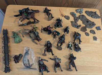 Lot of Play Along Lord of the Rings 2003 Exclusive Figures Mini 3'' NLP