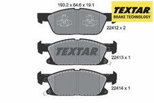 SET PASTIGLIE FRENO ANTERIORI LATO SINISTRO E DESTRO 2241201 TEXTAR I